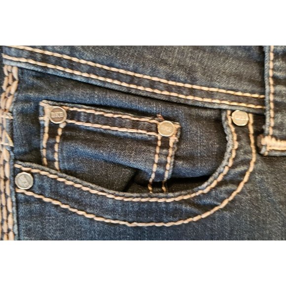 BKE Buckle ~ Women's Boot Stretch ~ Dakota Dark Wash Embroidered ~ Sz 29 - Picture 10 of 15